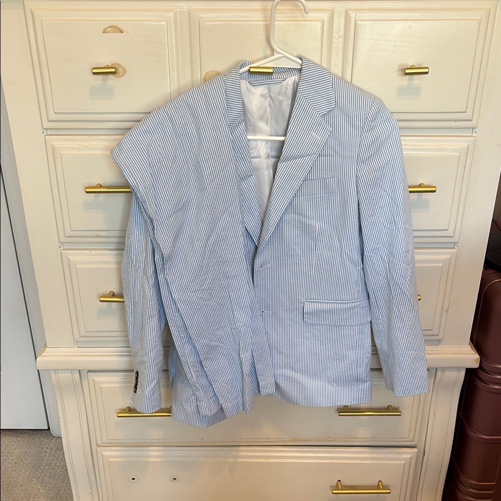 Vineyard Vines Light Blue Pinstripe Blazer and Pants